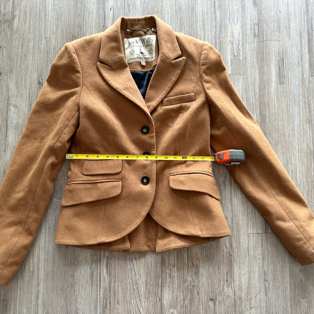 Jack Wills Wool Jacket Brown Women’s Size 6